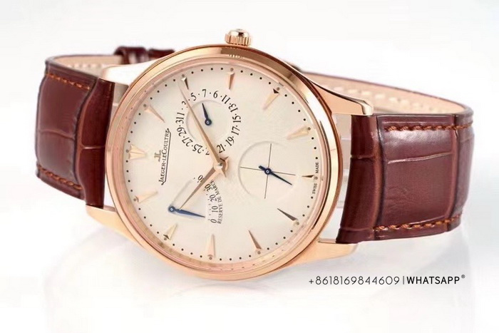 Top Replica Jaeger-LeCoultre MASTER ULTRA THIN 1372520 (Rose Gold) Watch for Sale 第7张