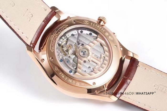 Top Replica Jaeger-LeCoultre MASTER ULTRA THIN 1372520 (Rose Gold) Watch for Sale 第9张