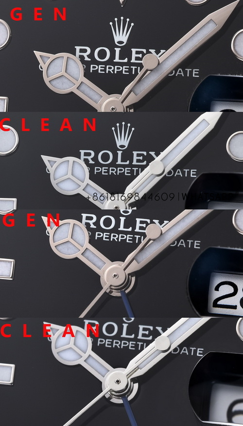 Comparison Review of Clean Factory Rolex OYSTER PERPETUAL GMT-Master II 126710-0002 Replica Watch and the Genuine Model 第5张