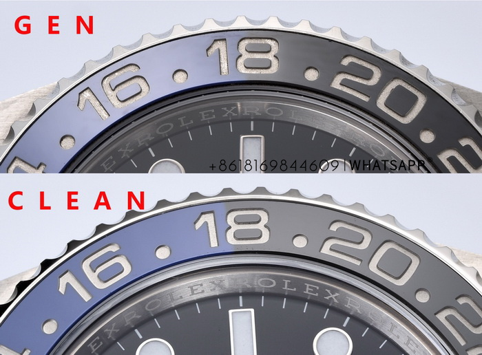 Comparison Review of Clean Factory Rolex OYSTER PERPETUAL GMT-Master II 126710-0002 Replica Watch and the Genuine Model 第2张