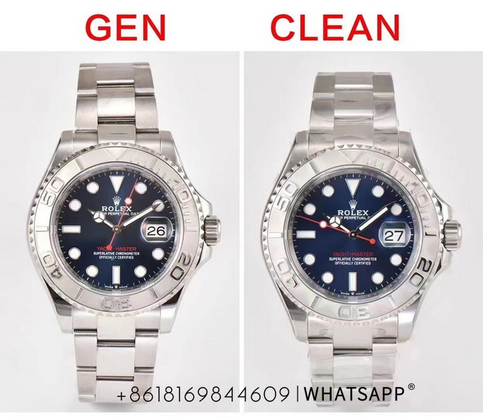 Comparison of Rolex 126622 Yacht-Master Replica Watches from C Factory/VS Factory with Genuine Watches 第2张