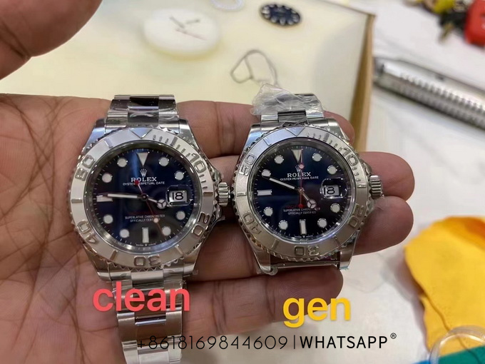 Comparison of Rolex 126622 Yacht-Master Replica Watches from C Factory/VS Factory with Genuine Watches 第3张