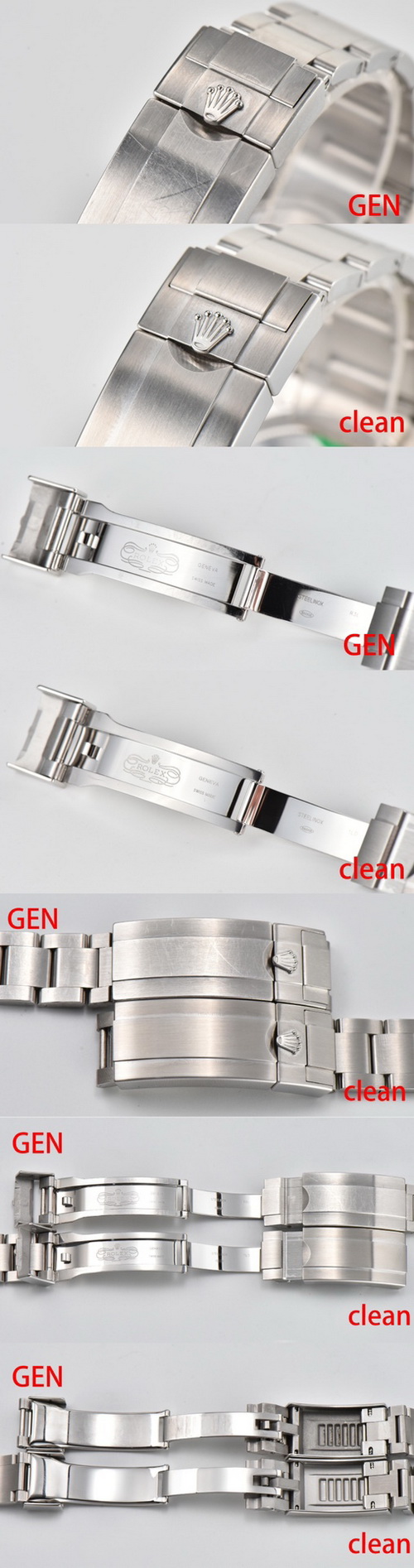 Comparison Between the Rolex SUBMARINER 126610 3235 Movement 1:1 Copy Watch and the Authentic Version 第9张