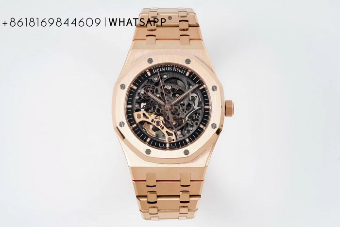 Super Copy Audemars Piguet Royal Oak 15407 (All Gold) Watch for Sale 第1张