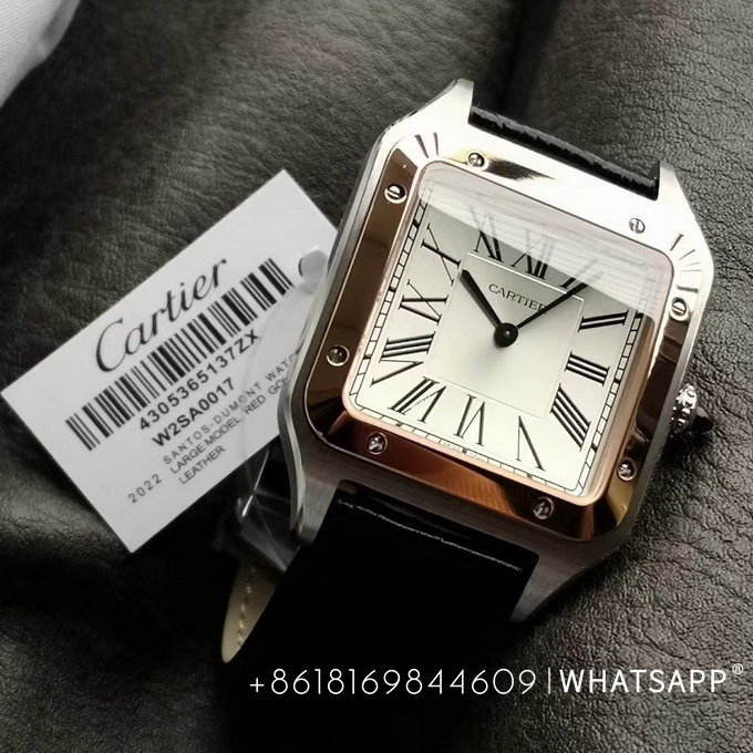 SANTOS DE CARTIER W2SA0017 1:1 COPY Watch for Sale 第2张