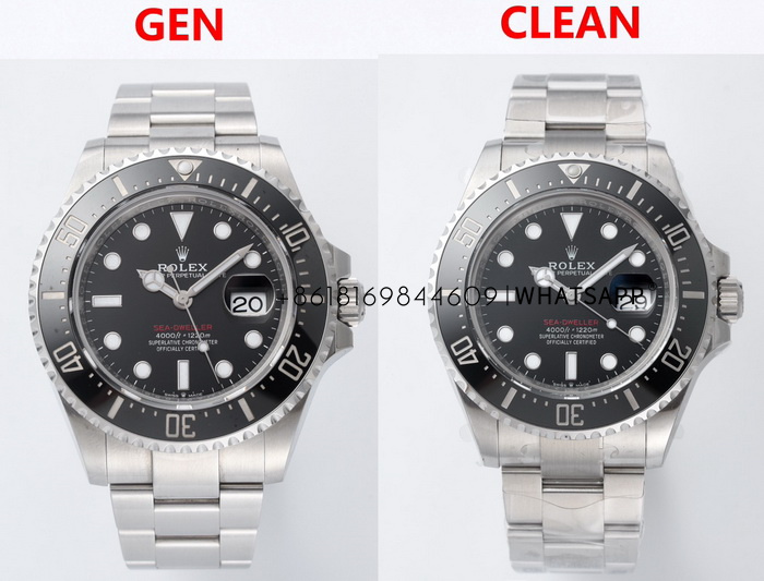 C Factory Rolex SEA-DWELLER 1:1 Replica Watch vs. Genuine Comparison 第1张