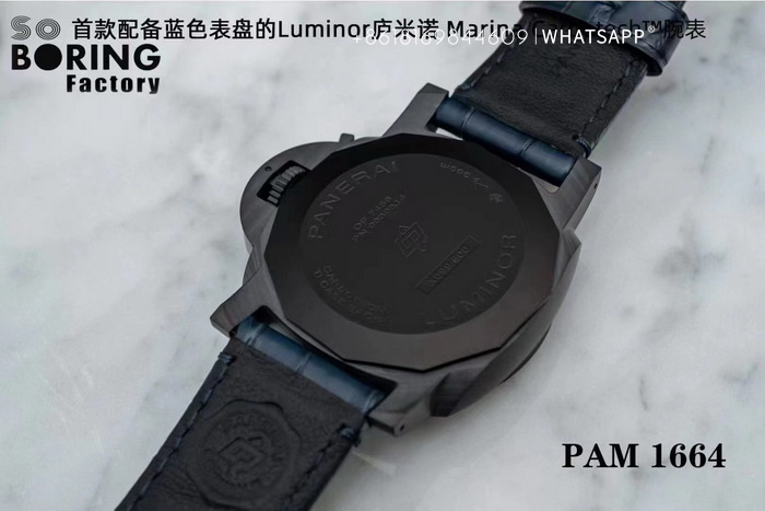 VS Factory Panerai PAM01664 Carbon Fiber Replica Watch for Sale 第5张