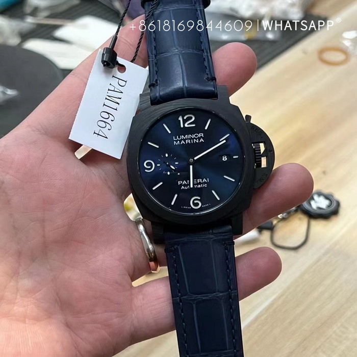 VS Factory Panerai PAM01664 Carbon Fiber Replica Watch for Sale 第8张