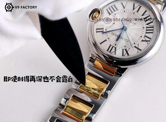 Review of the Top-Grade Replica BALLON BLEU DE CARTIER 42mm Two-Tone Version 第4张