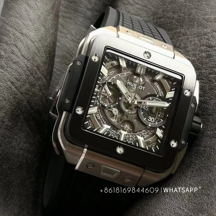 HUBLOT SQUARE BANG UNICO 821.NM.0170.RX 1:1 Replica Watch for Sale 第3张