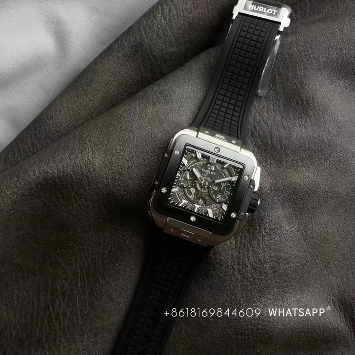 HUBLOT SQUARE BANG UNICO 821.NM.0170.RX 1:1 Replica Watch for Sale 第6张