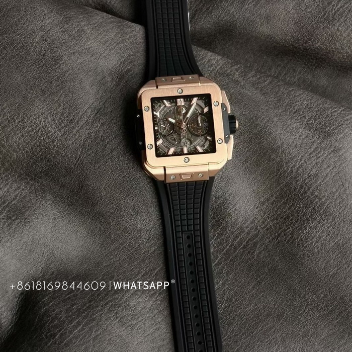 HUBLOT SQUARE BANG UNICO 821.OX.0180.RX Replica Watch for Sale 第3张