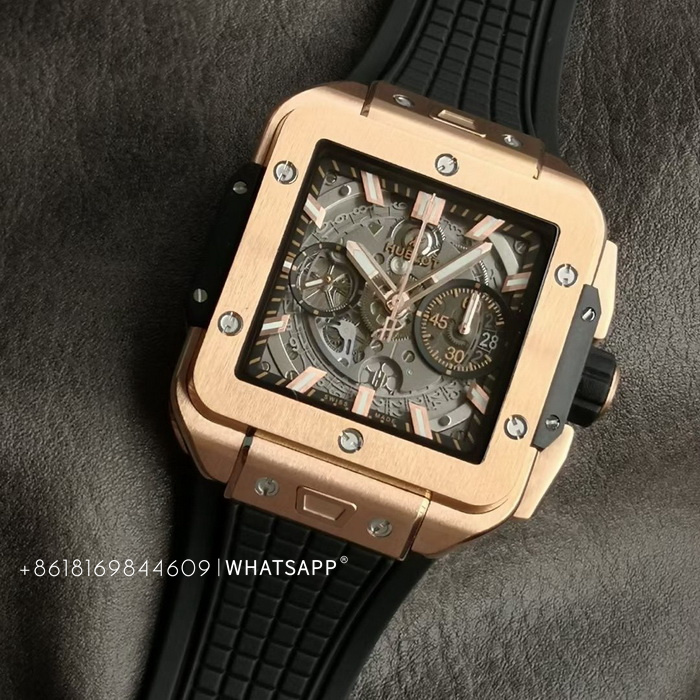 HUBLOT SQUARE BANG UNICO 821.OX.0180.RX Replica Watch for Sale 第1张