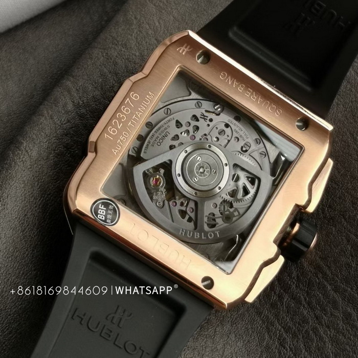 HUBLOT SQUARE BANG UNICO 821.OX.0180.RX Replica Watch for Sale 第6张