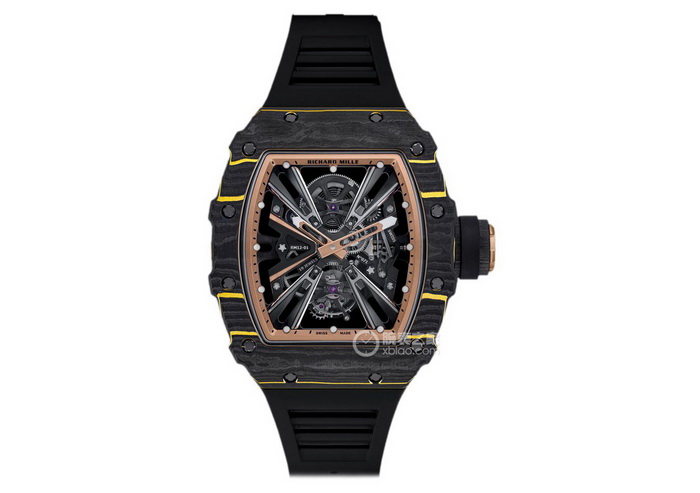 Richard Mille Carbon Fiber RM12-01 Tourbillon Replica Watch for Sale