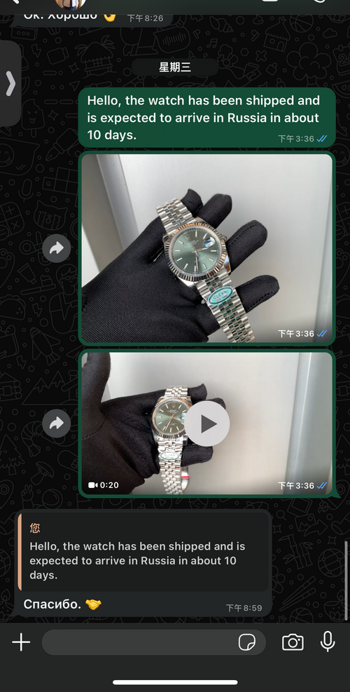 Below is a screenshot of the transaction for the ROLEX DATEJUST 41mm purchased by Russian buyer 第4张