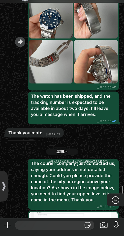 Transaction screenshot of the Omega Seamaster 300 in blue purchased by a customer from New Zealand 第6张