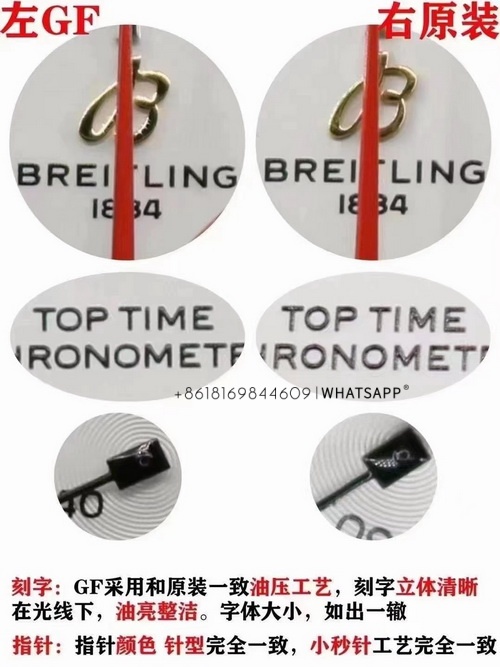 Breitling TOP TIME Super Clone Watch vs. Authentic Model Overview 第4张