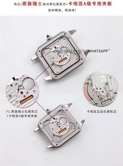 SANTOS DE CARTIER DUMONT Super Clone Watch vs. Authentic Version Overview 第5张