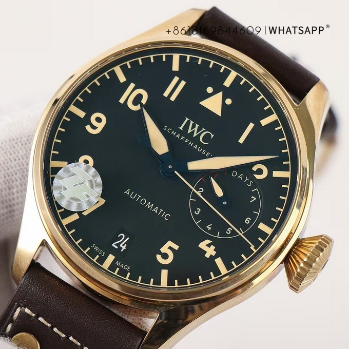 ZF Factory Super Clone IWC IW501005 BIG PILOT’S Bronze Watch for Sale 第3张