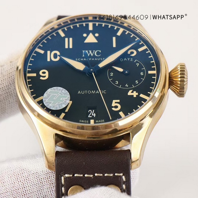 ZF Factory Super Clone IWC IW501005 BIG PILOT’S Bronze Watch for Sale 第5张