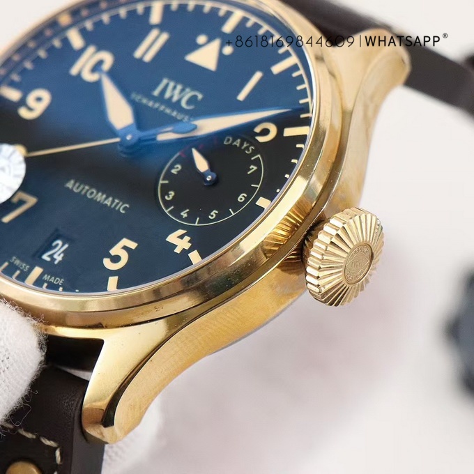 ZF Factory Super Clone IWC IW501005 BIG PILOT’S Bronze Watch for Sale 第7张