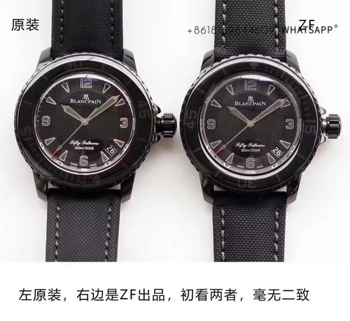 Comparison Between the BLANCPAIN FIFTY FATHOMS 5015-11C30-52A Clone and the Original 第1张