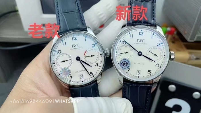 Super clone IWC PORTUGIESER new and old model comparison 第1张