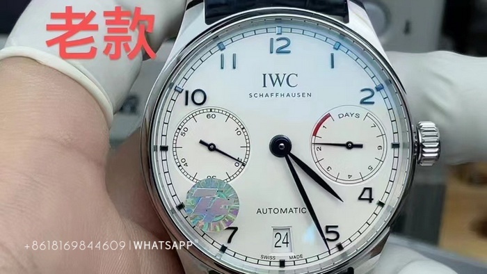 Super clone IWC PORTUGIESER new and old model comparison 第3张