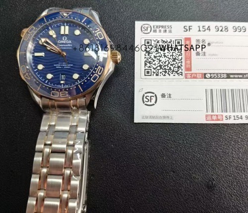 Transaction screenshot of the OMEGA SEAMASTER in blue purchased by a customer from Russia 第3张